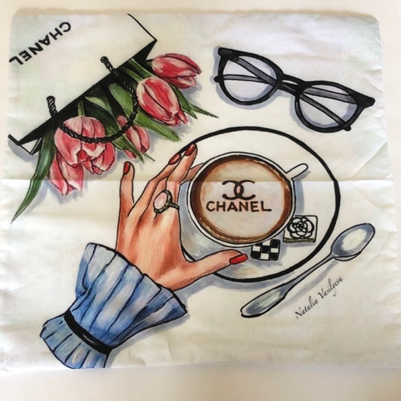 Pillow Cover Latte Print - Picture 2 of 5